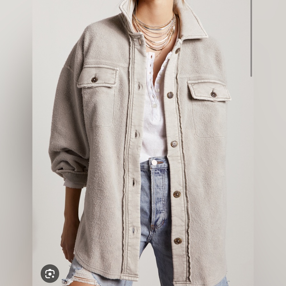 Free people ruby button down jacket